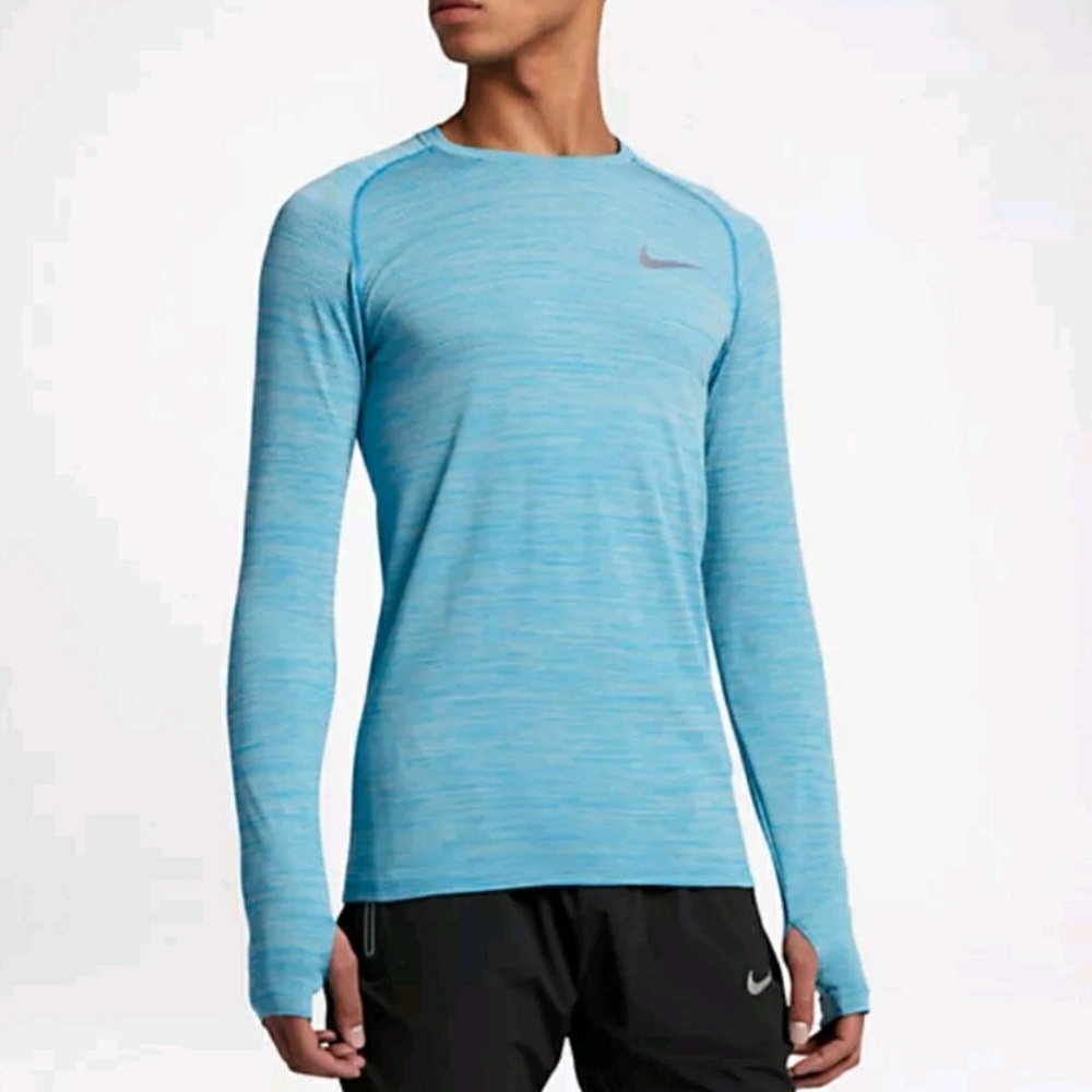 Nike Men's Dri-Fit Long Sleeve Knit Top. 